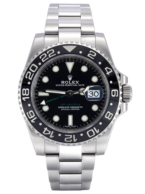 rolex gmt stainless steel black|Rolex gmt price uk.